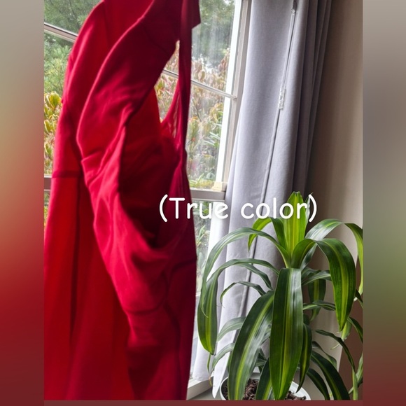 Lululemon Scoop Neck Tank Love Red Size: 6 - Picture 5 of 5